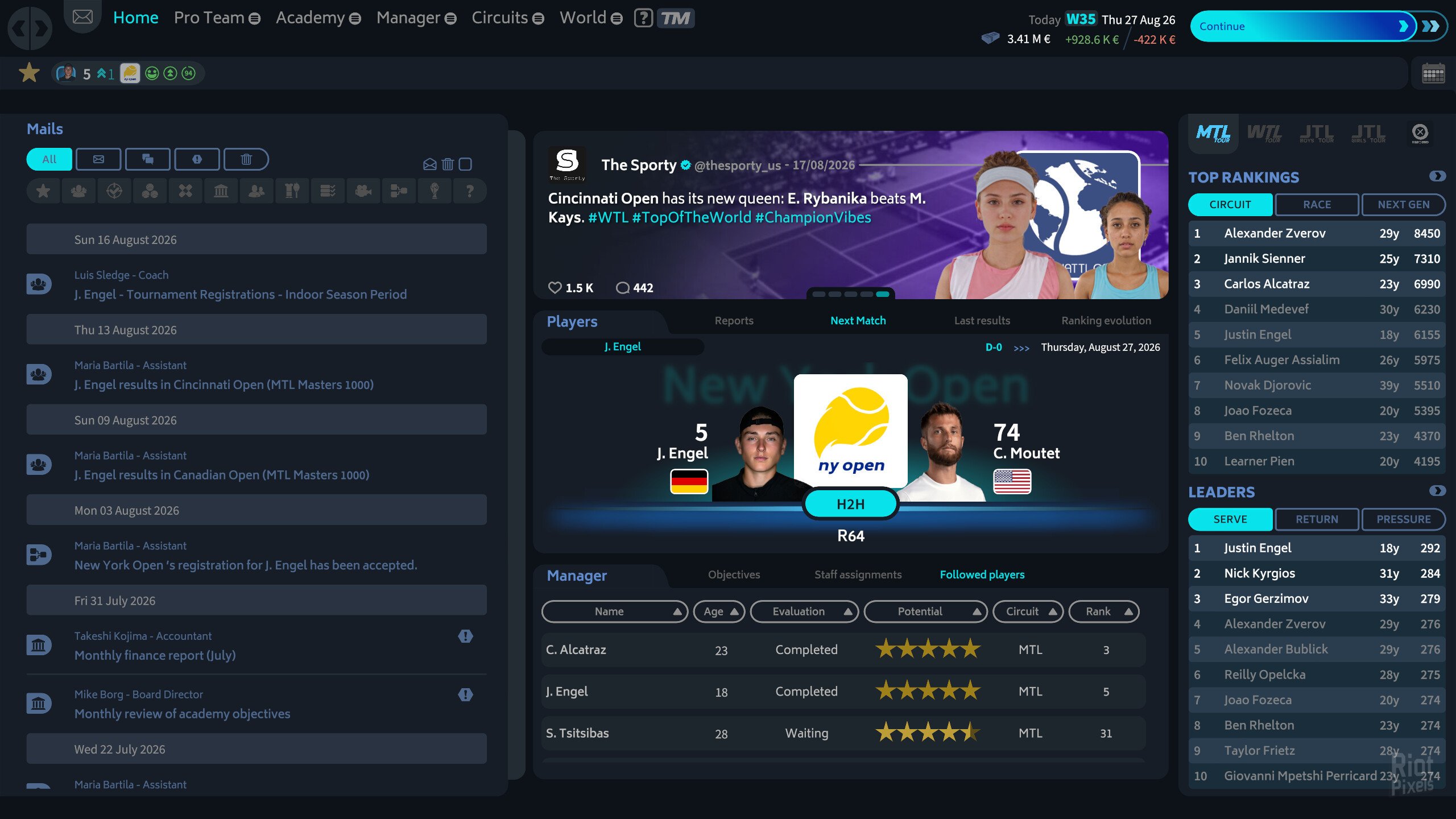 [6]-Tennis Manager 26 – v6.0.483 Download