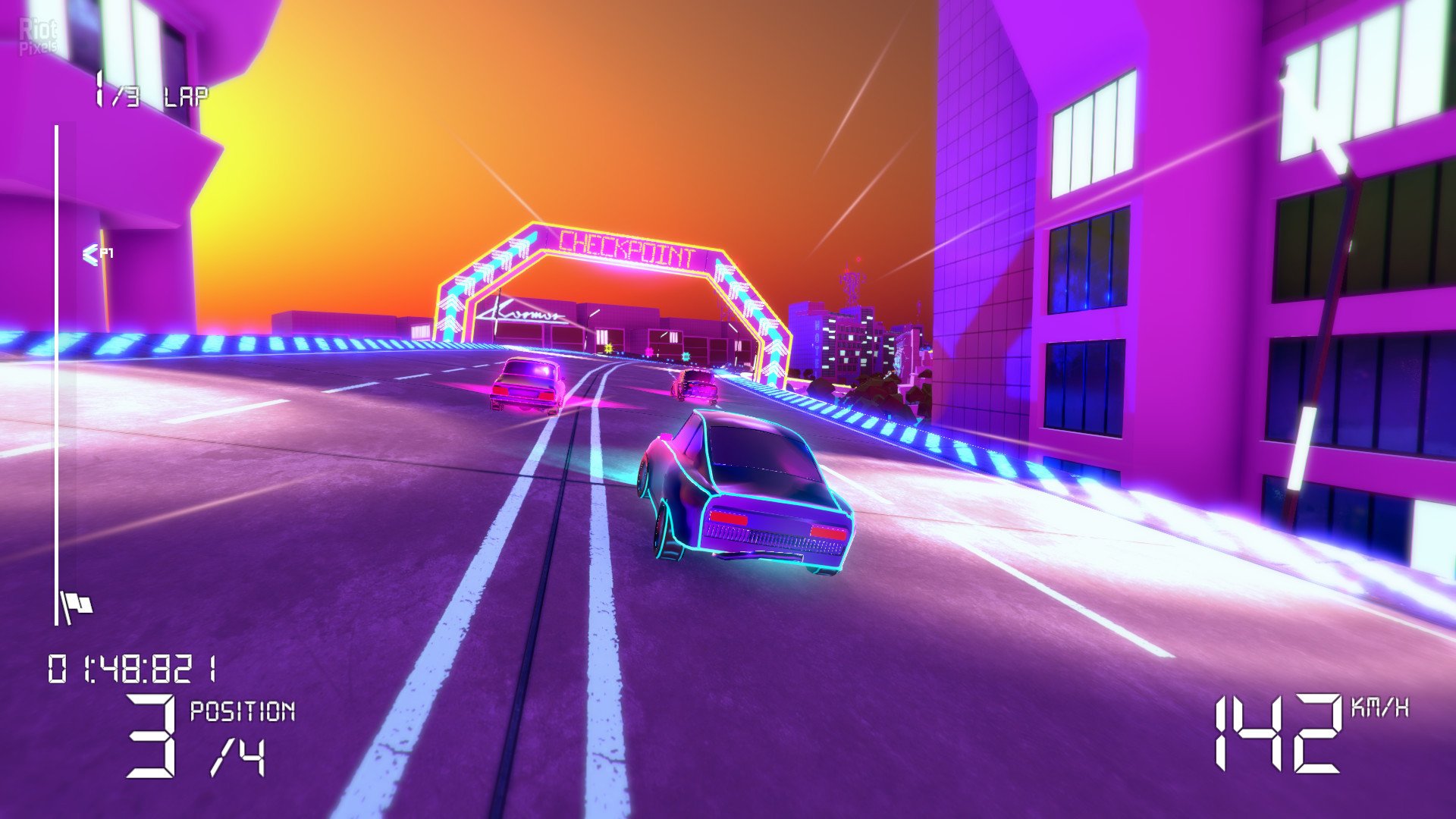 [16]-Electro Ride: The Neon Racing – Build 7588063 (Halloween Update) Download
