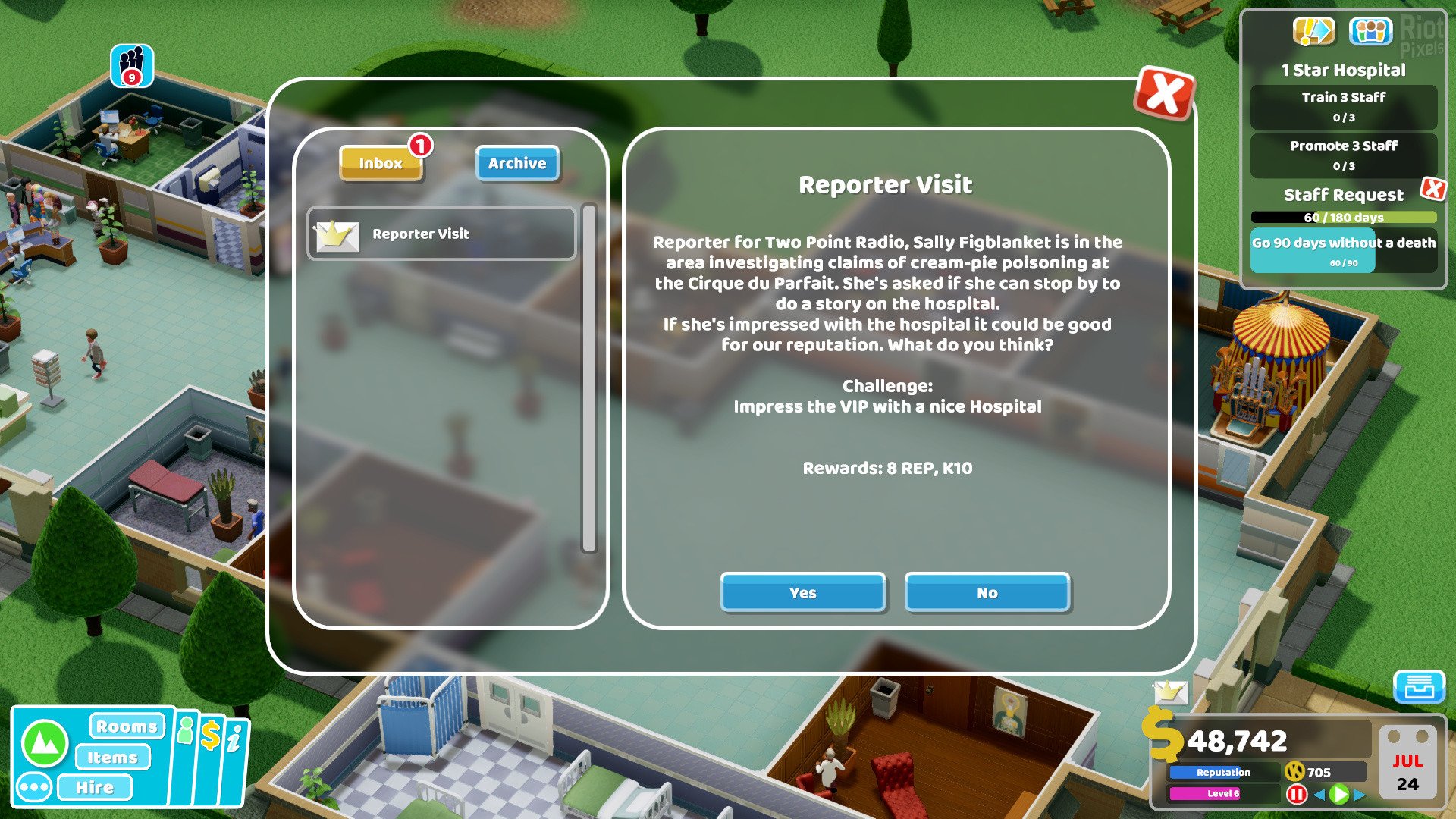 [9]-Two Point Hospital – v1.29.36 + 15 DLCs Download