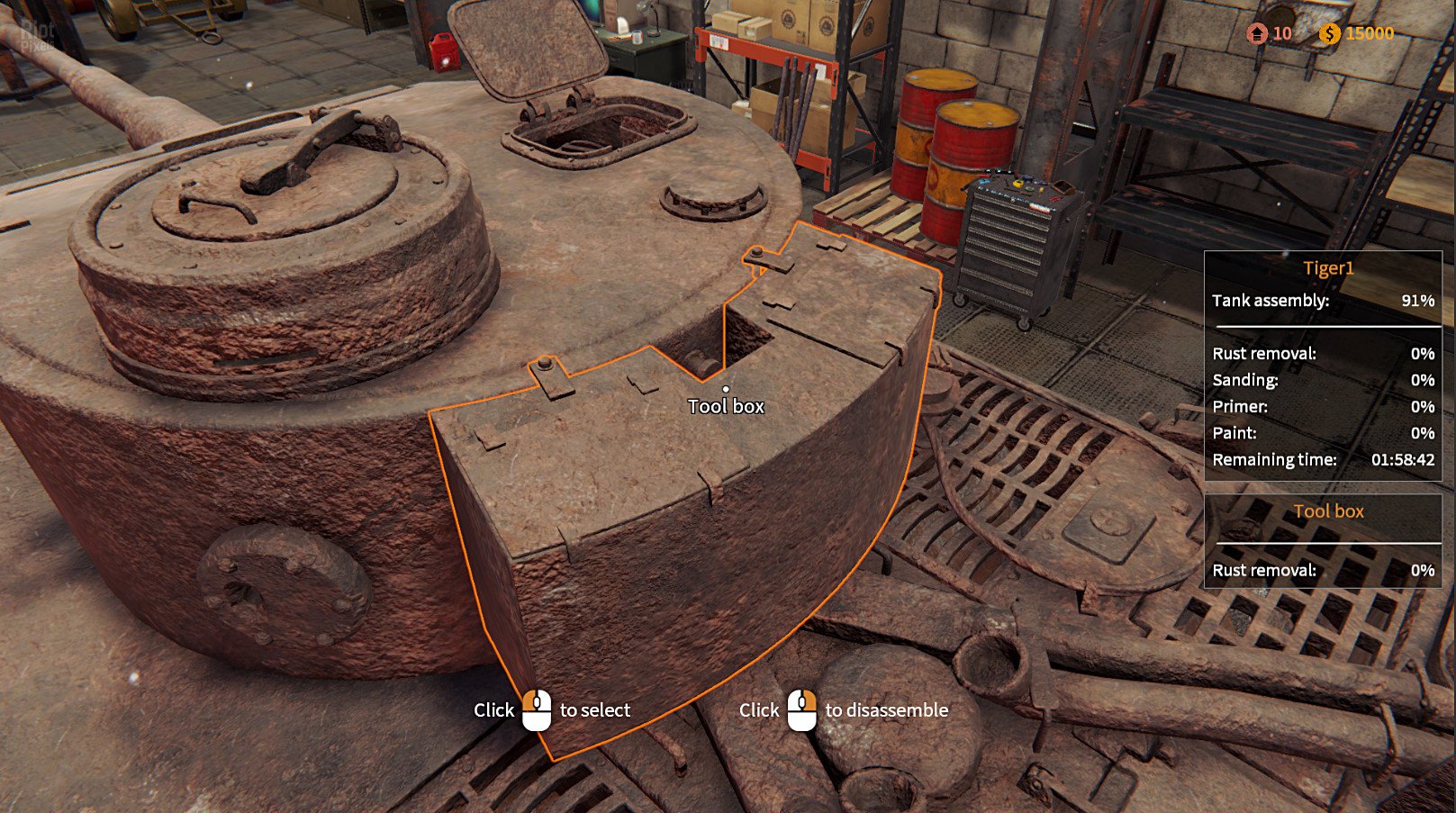 [7]-Tank Mechanic Simulator – v1.4.0 Build 911 + 2 DLCs Download