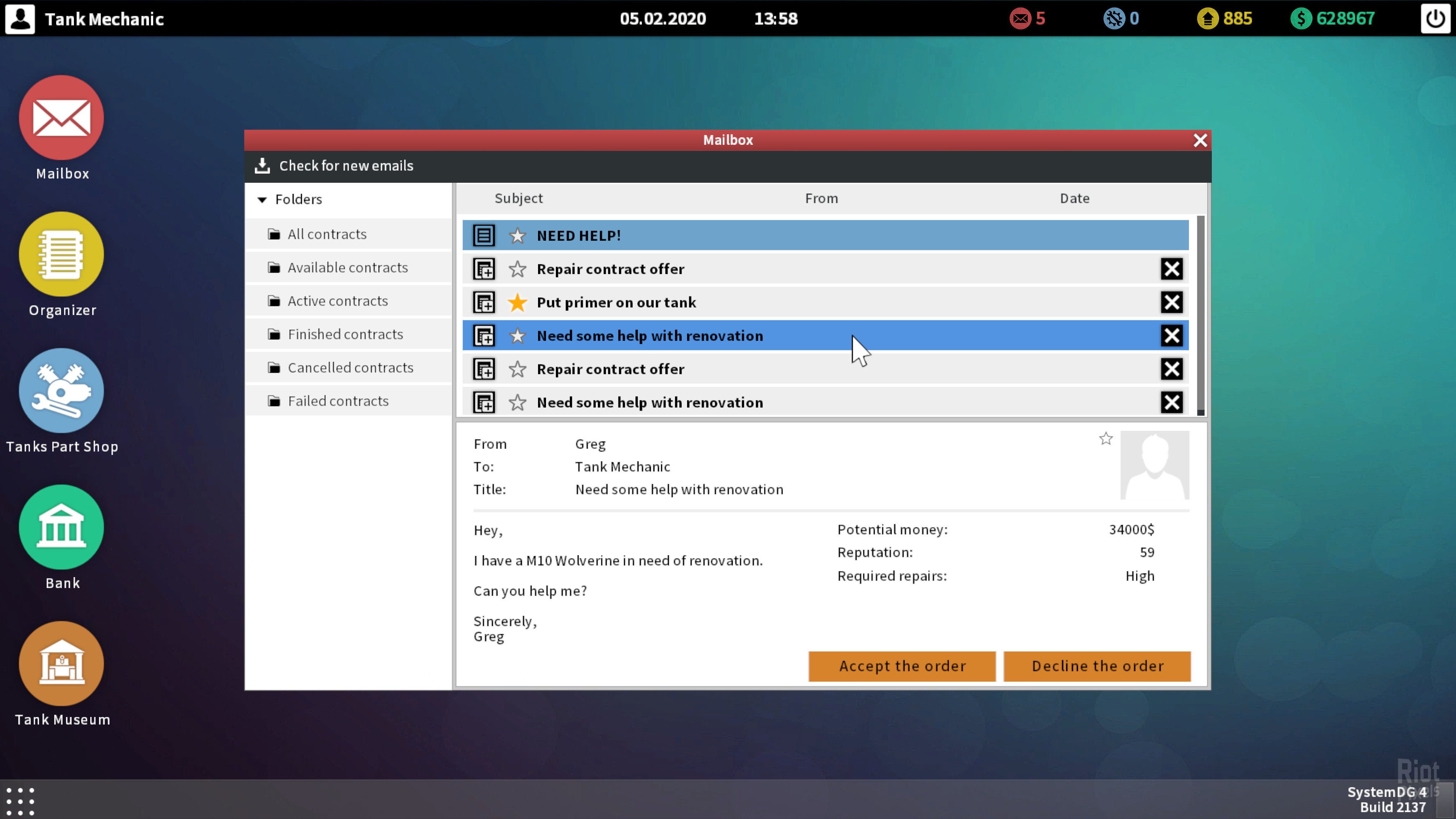[12]-Tank Mechanic Simulator – v1.4.0 Build 911 + 2 DLCs Download