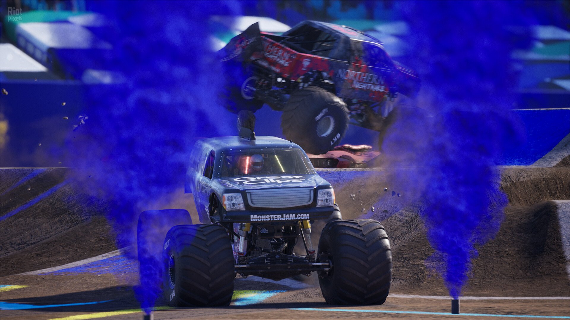 [8]-Monster Jam Showdown, v1442067 + 7 DLCs + Windows 7 Fix Download