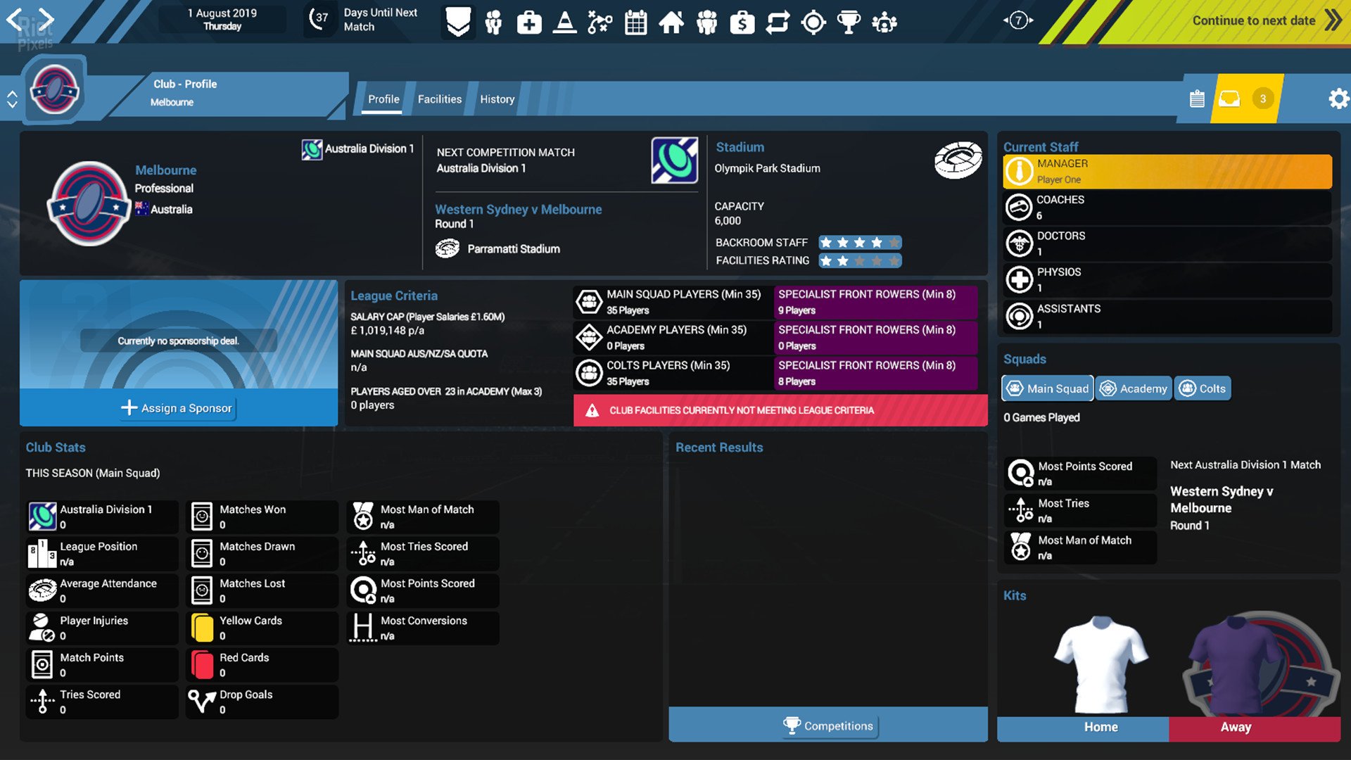 [16]-Rugby Union Team Manager 3 – 2021/22 Season Update + DLC Download