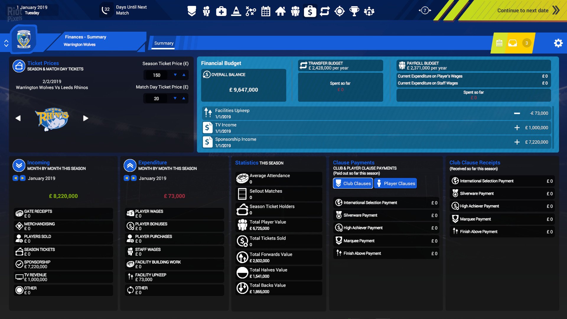 [11]-Rugby League/Union Team Manager 3 + 2 DLCs Download