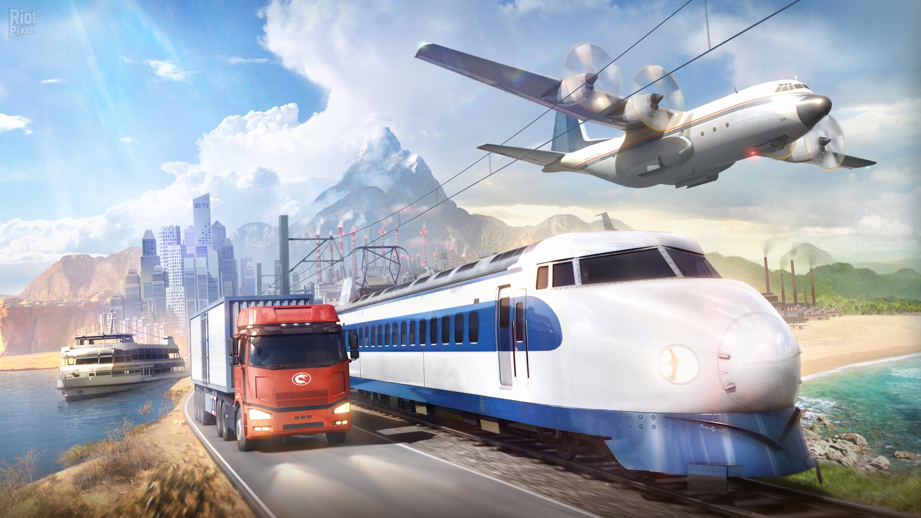 [26]-Transport Fever 2: Deluxe Edition – Build 35732 + 2 DLCs Download