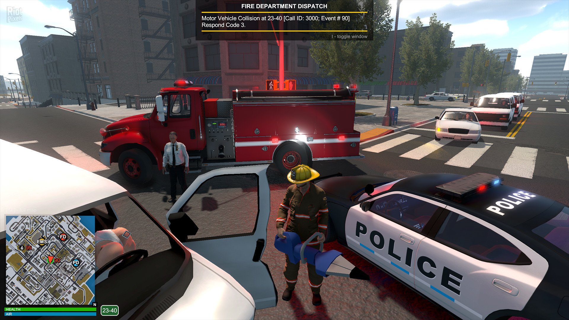 [10]-Flashing Lights: Police, Firefighting, Emergency Services Simulator – Chief Edition, Build 180125-1 + 5 DLCs Download