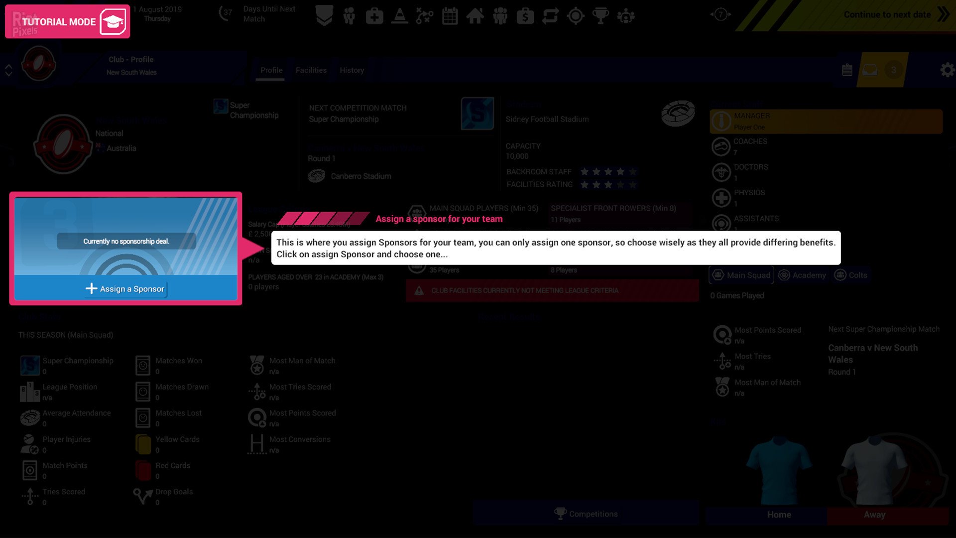 [7]-Rugby Union Team Manager 3 – 2021/22 Season Update + DLC Download