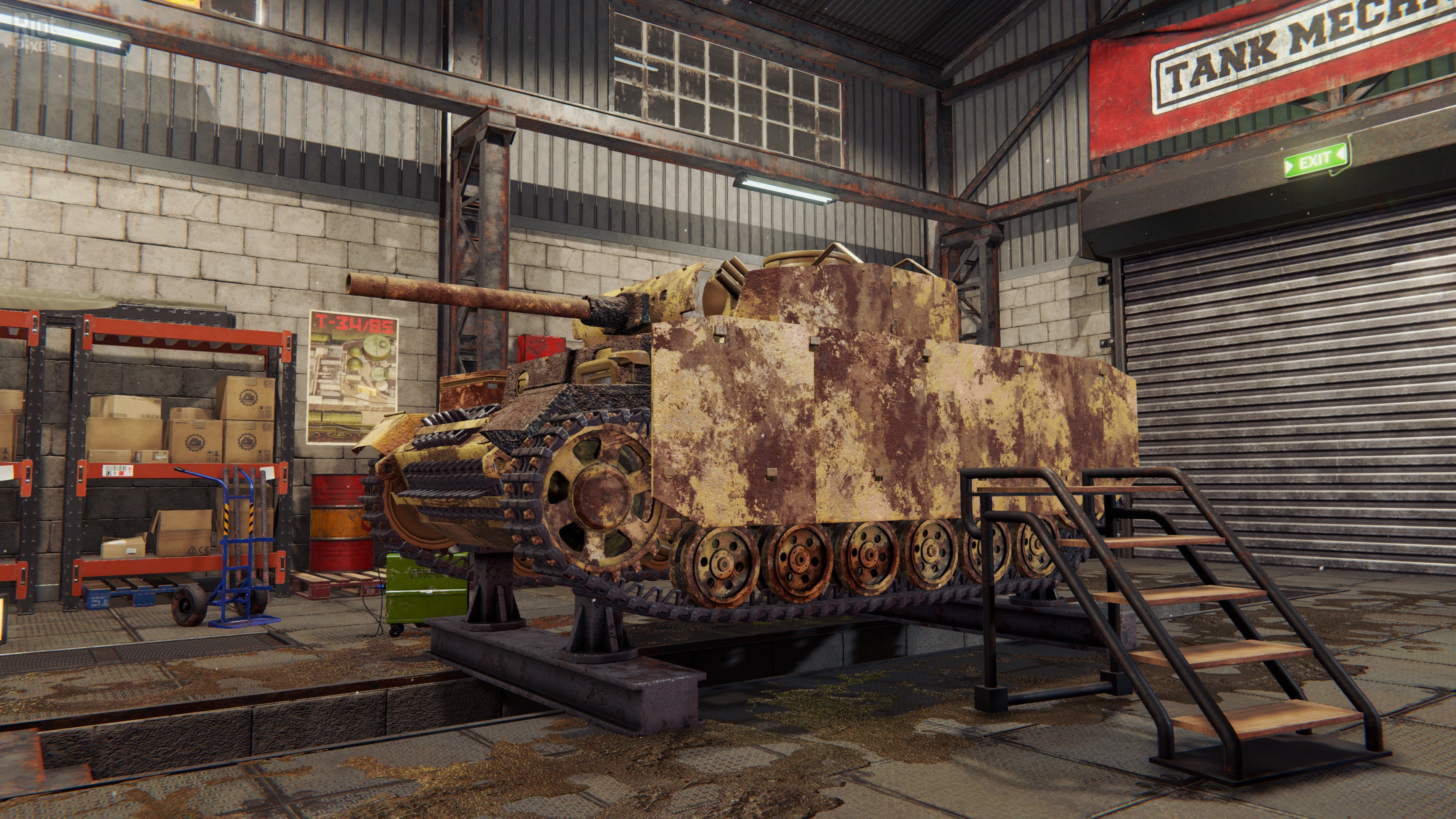 [10]-Tank Mechanic Simulator – v1.4.0 Build 911 + 2 DLCs Download