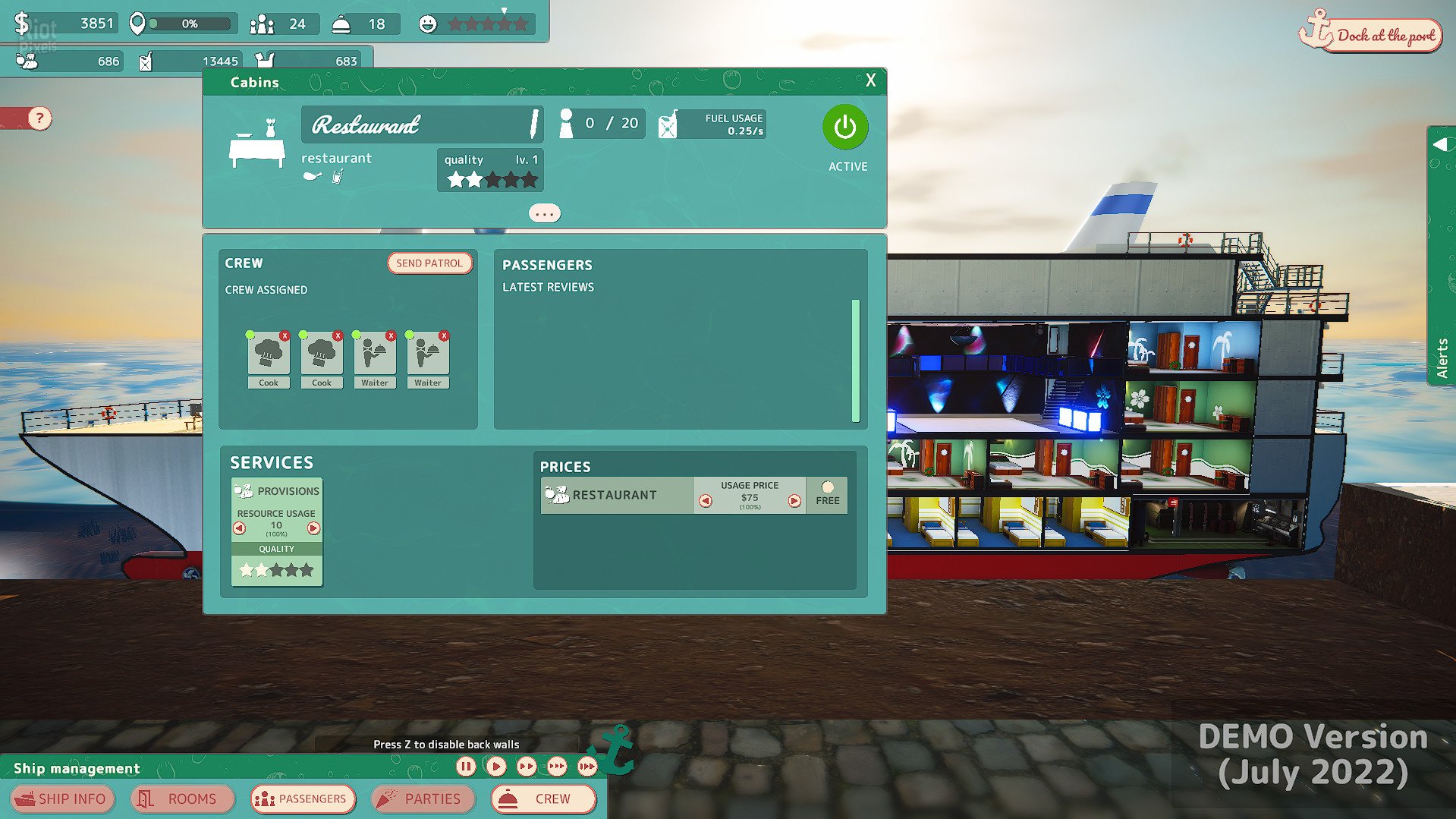 [5]-Cruise Ship Manager – v1.0.6 Download