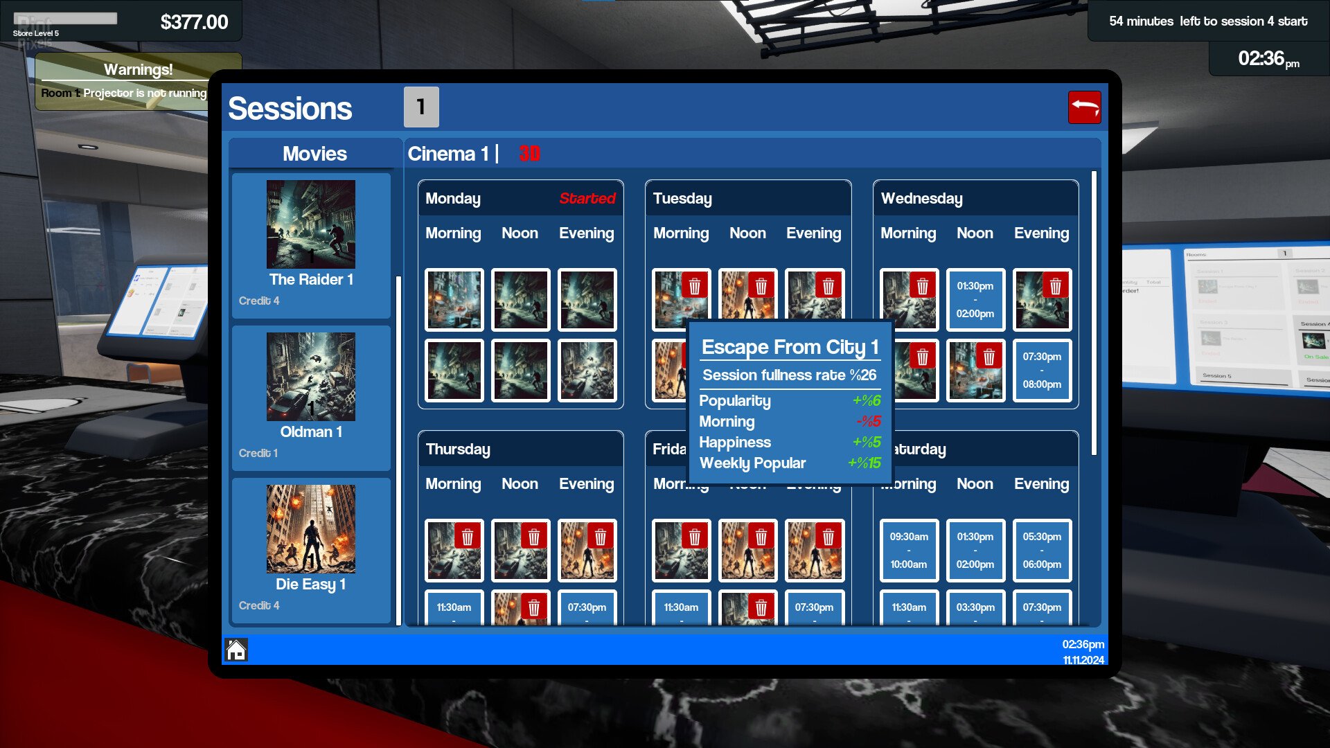 [9]-Cinemaster: Cinema Simulator – v1.6 Download
