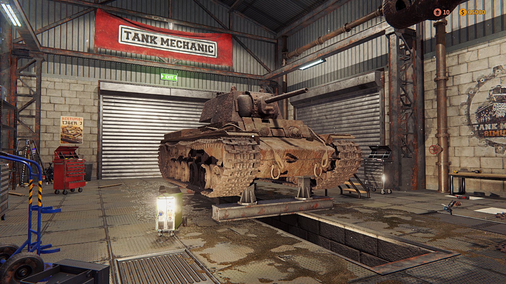 [9]-Tank Mechanic Simulator – v1.4.0 Build 911 + 2 DLCs Download