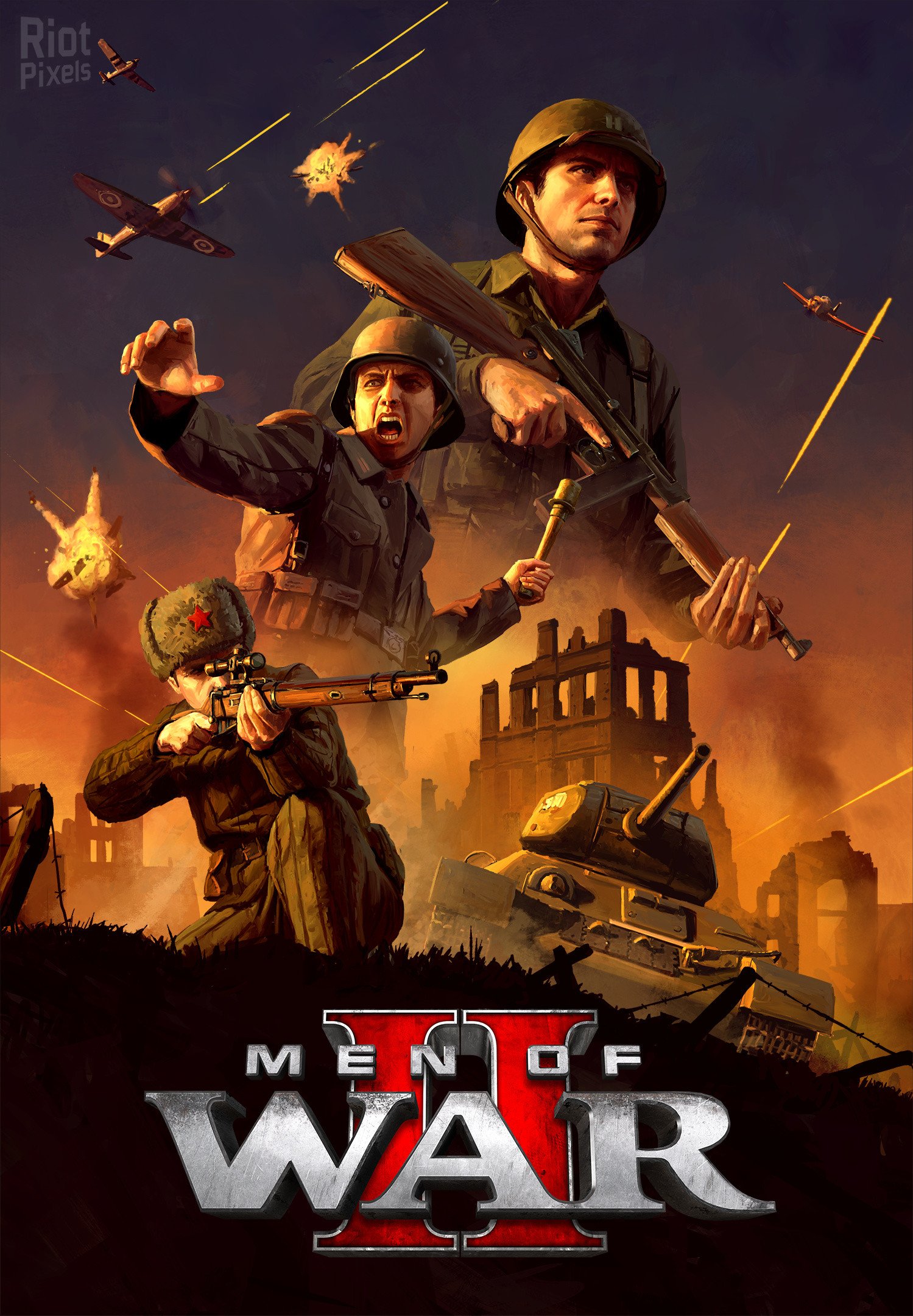 Men of War II: Deluxe Edition – v1.040 + 3 DLCs/Bonuses-HohohoGames