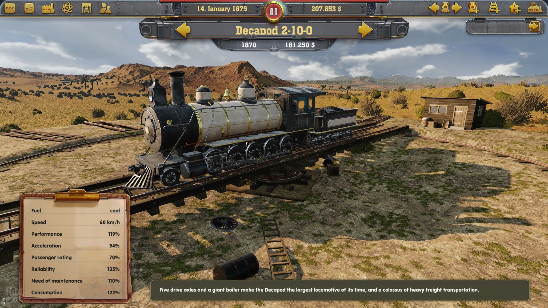 [12]-Railway Empire – v1.14.0.27219 + 10 DLCs Download