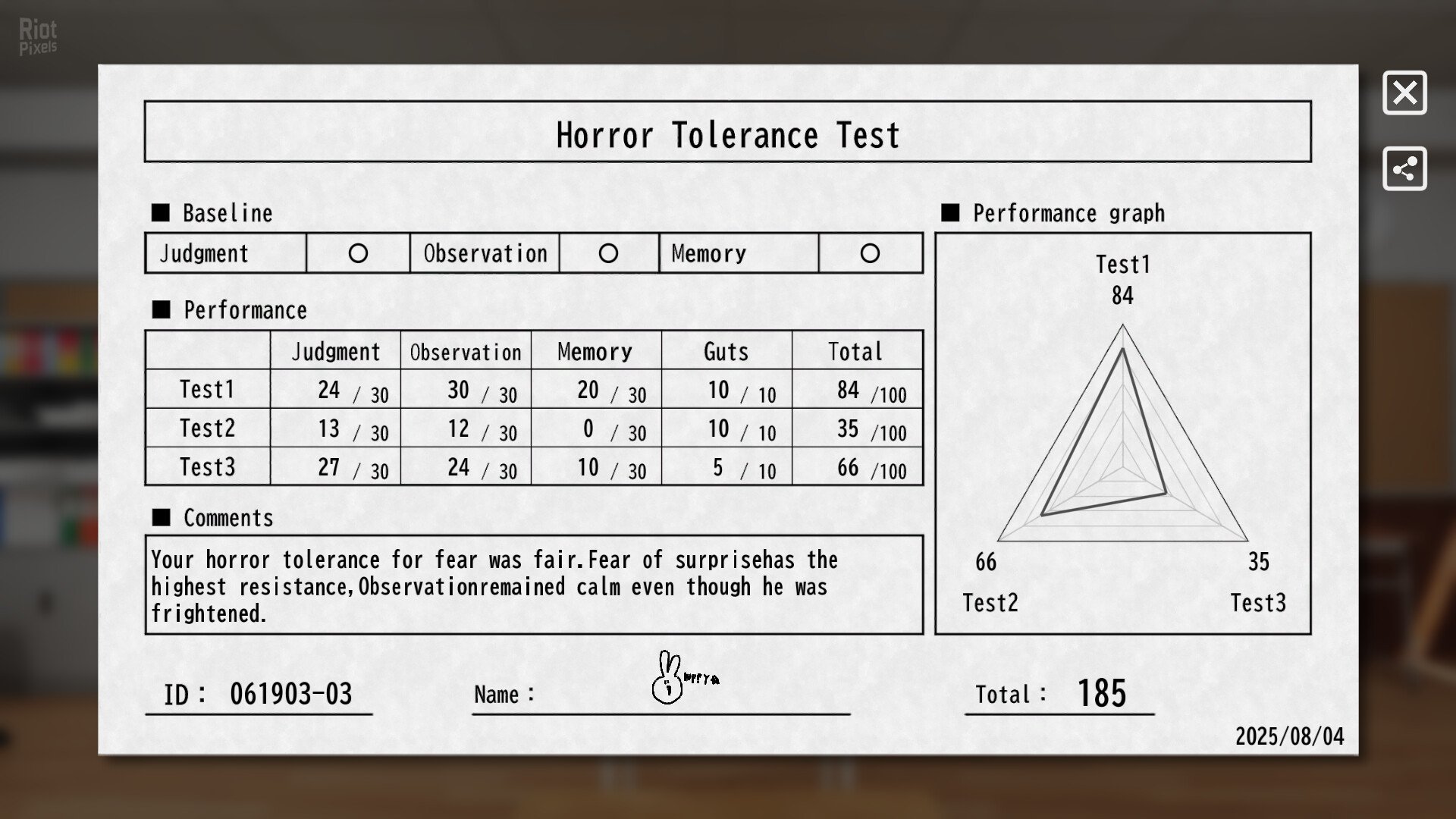 [9]-HorrorToleranceTest – v1.0.1 Download