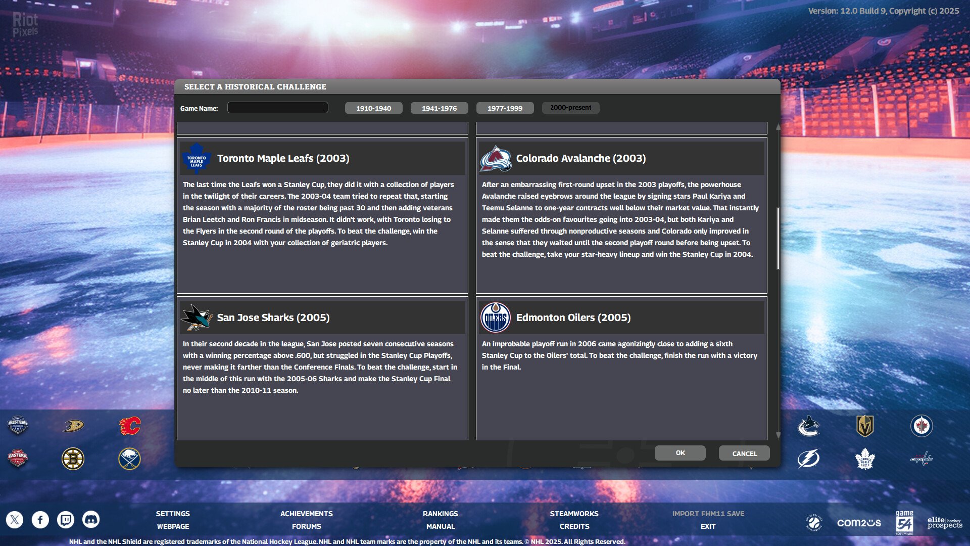 [3]-Franchise Hockey Manager 12 – v12.1 Build 19 Download