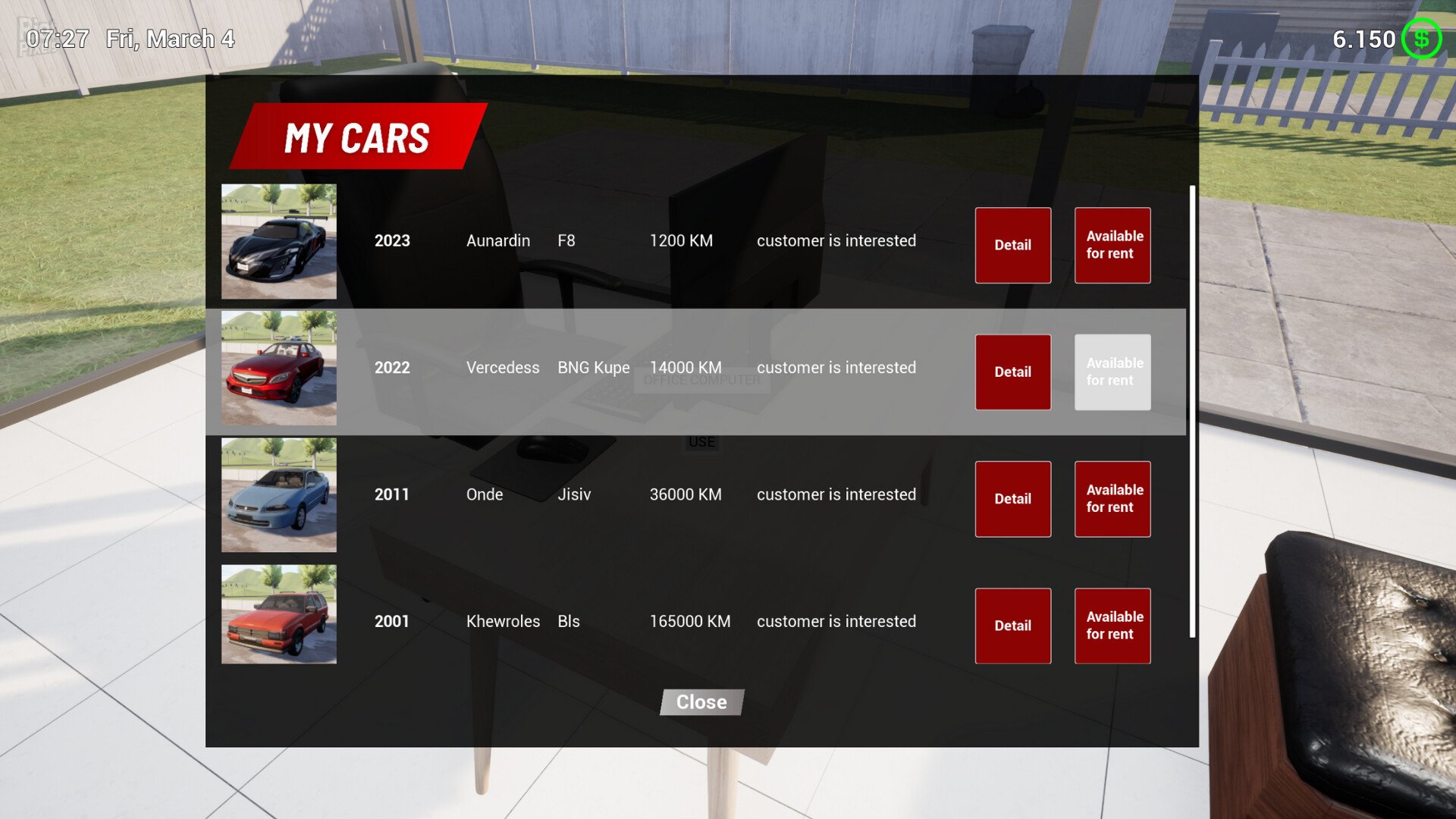 [2]-Rent A Car Simulator 24 – v1.1.0 Download